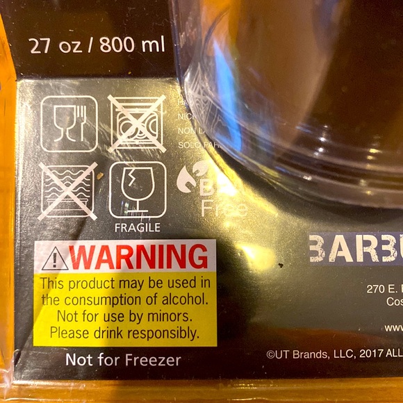 Barbuzzo Mystic Magic Ball Pint Glass Plastic 1 pk -Pack of 1 New in Package - Picture 7 of 8